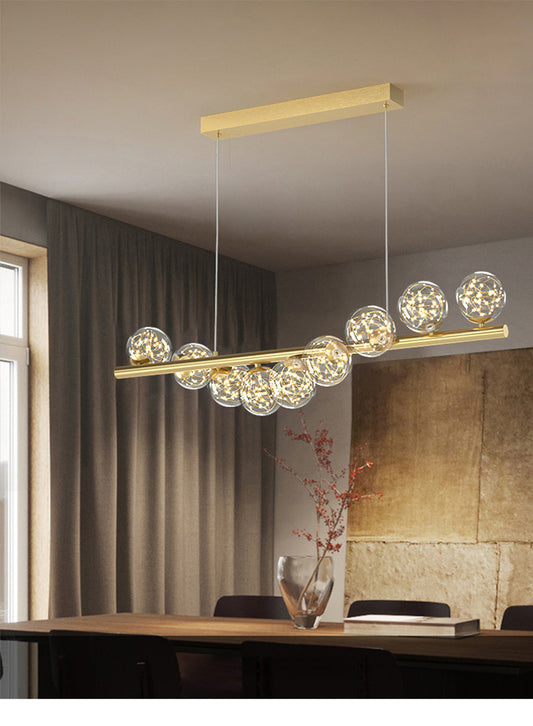 Dining Room Chandelier Creative 3D Long Chandelier