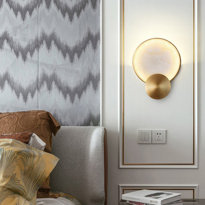 Opulent Marble Gold  Wall Lamp