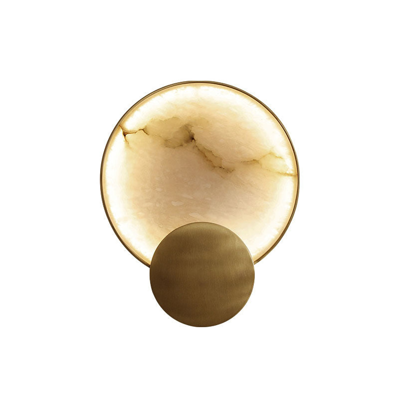 Opulent Marble Gold  Wall Lamp