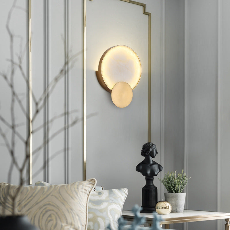 Opulent Marble Gold  Wall Lamp
