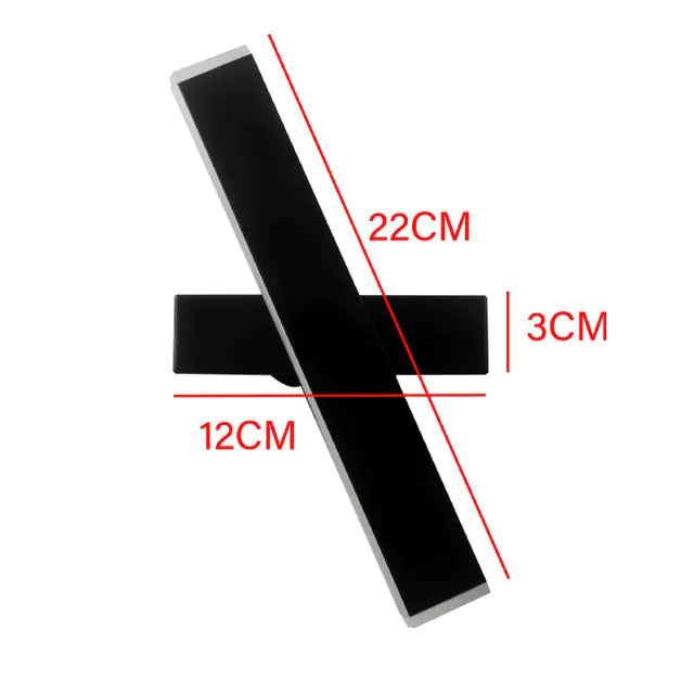 Wooden LED Wall Lamp Modern