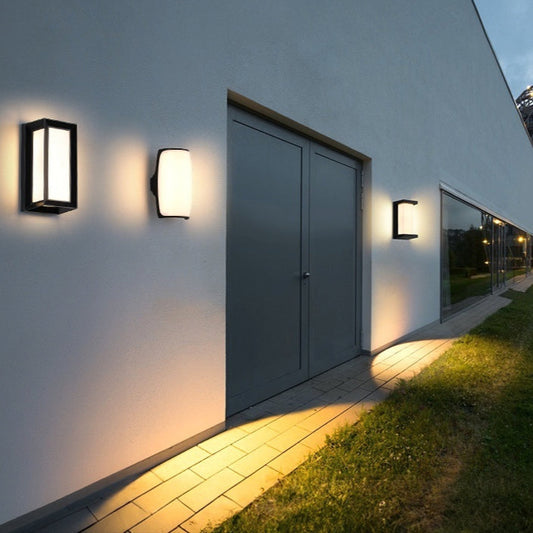 Exterior Pillar Black Led Waterproof Outdoor Light