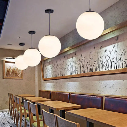 Modern  Glass Sphere Ceiling Light