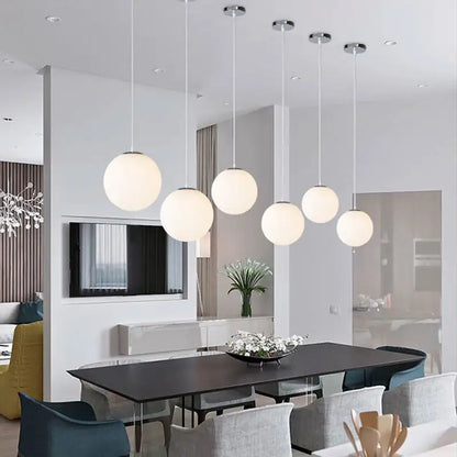 Modern  Glass Sphere Ceiling Light