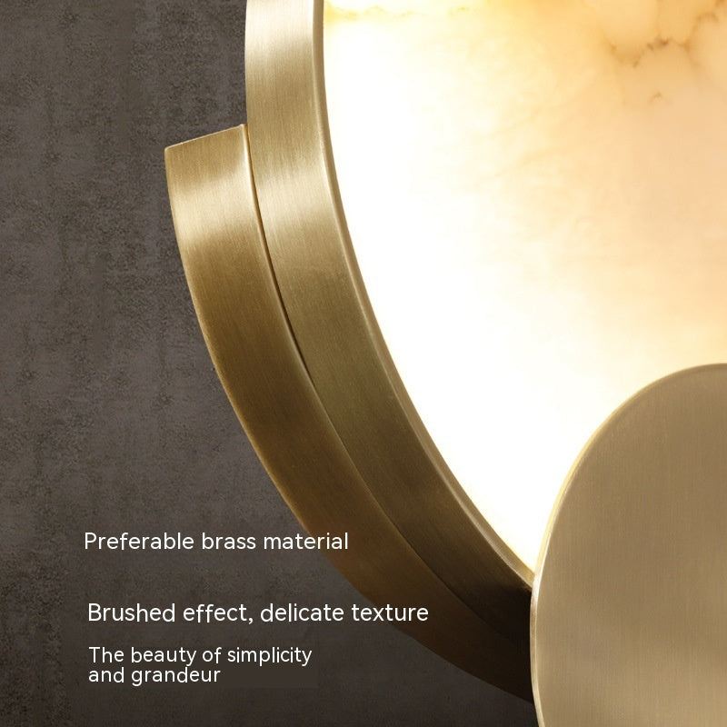 Opulent Marble Gold  Wall Lamp