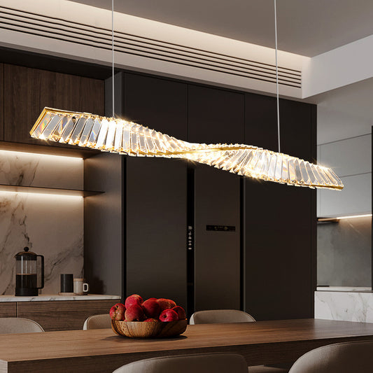 Italian Wave Crystal Chandelier