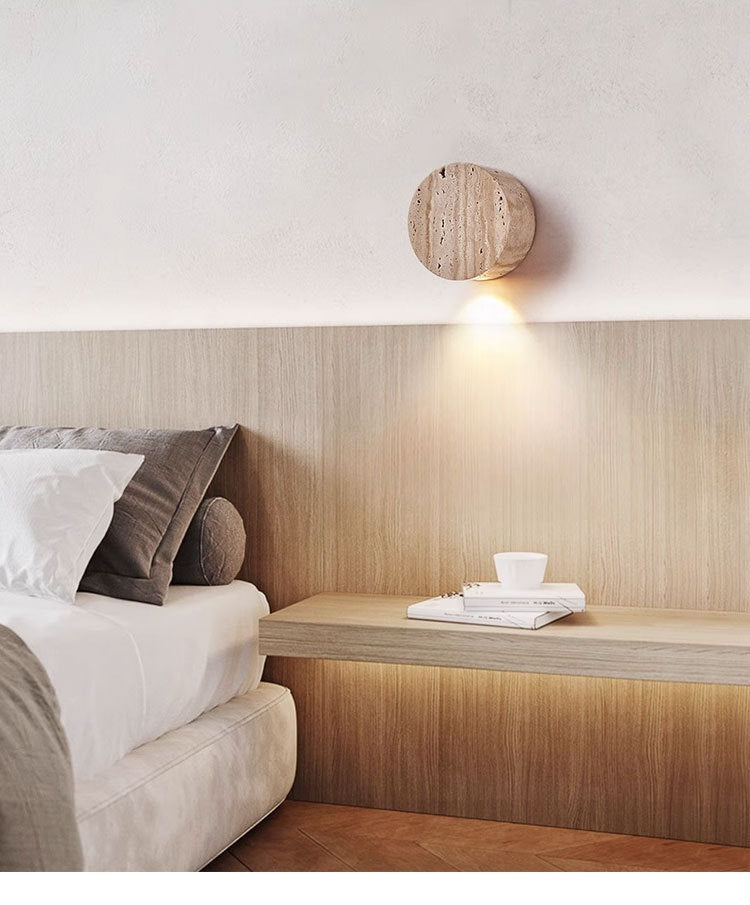 Travertine Stone Wall Light