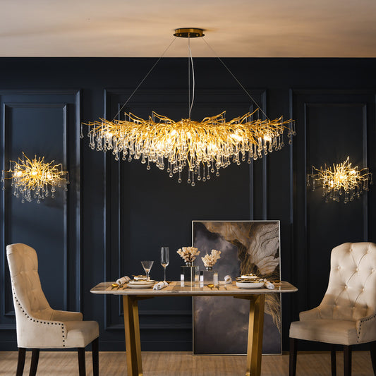 Elegant Glass Chandelier