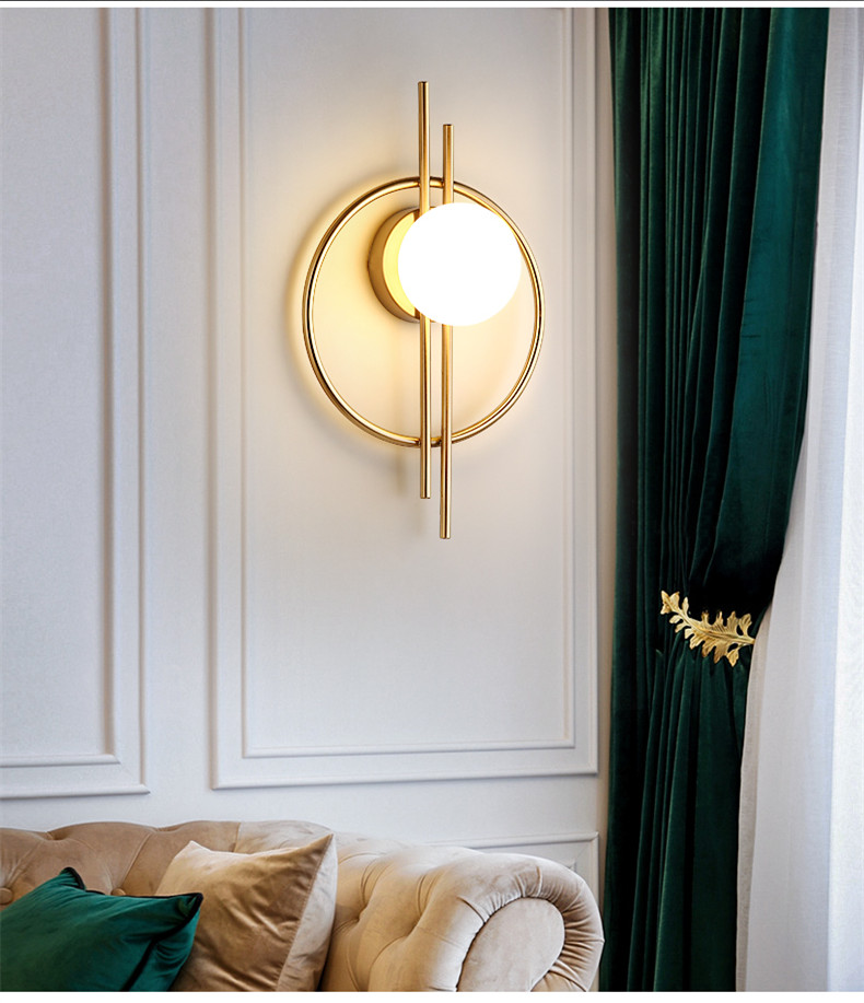 Home Living Room Background Wall Lamp