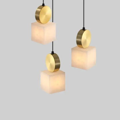 Nordic Marble Square Pendant Light