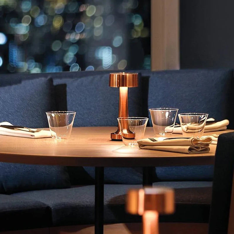 Table Lamp Touch Dining Restaurant