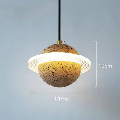 Saturn Single Pendant Light