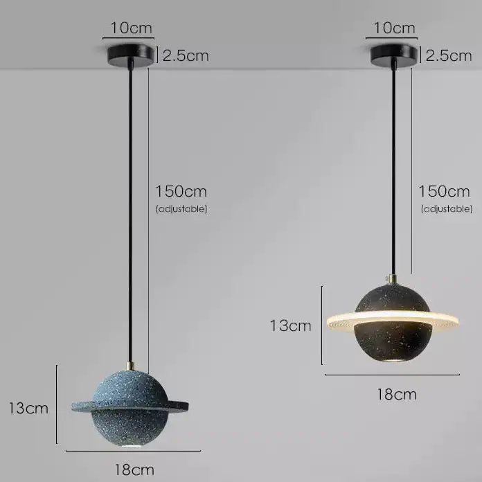 Saturn Single Pendant Light