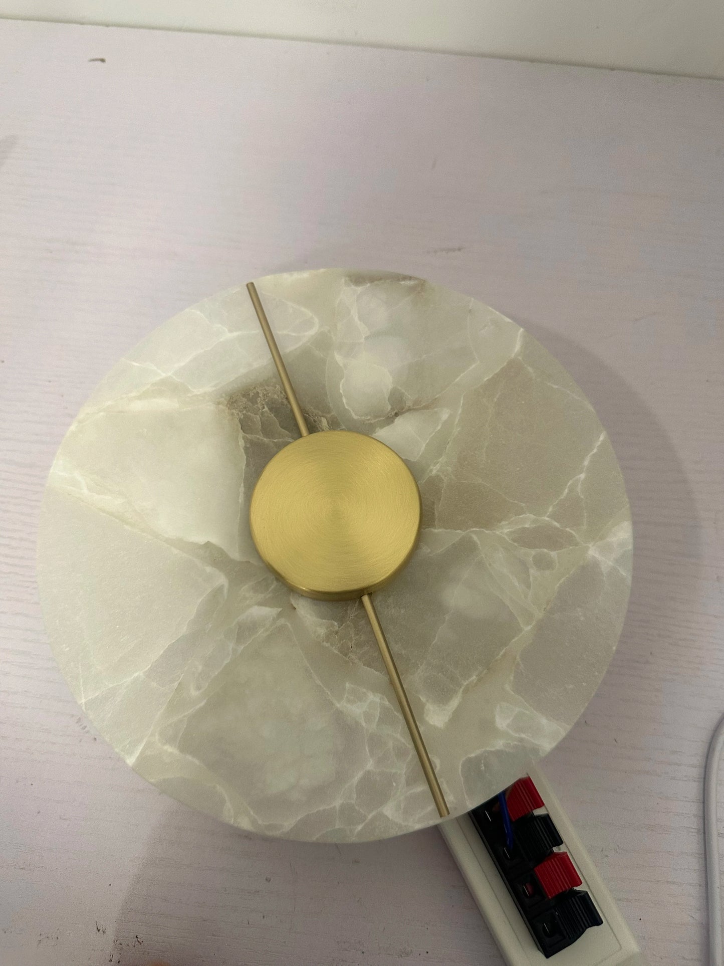 Luma Alabaster Marble Wall Sconce