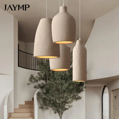 Japanese Wabi Sabi Ceiling Chandelier Modern LED Pendant Lights for Dining Living Room Bedroom Bar Homestay Loft Hanghing Lamp