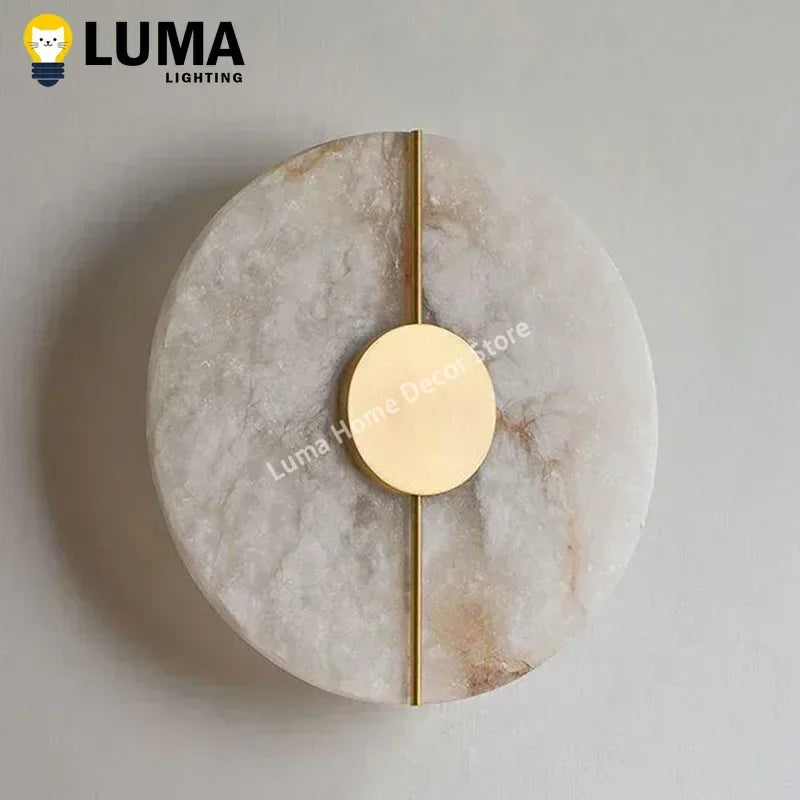 Luma Alabaster Marble Wall Sconce