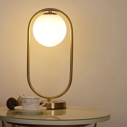 Nordic Modern Glass Ball Table Lamps