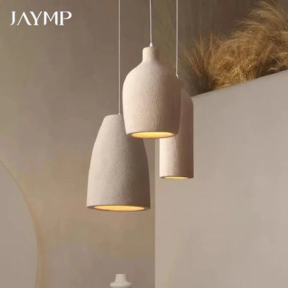 Japanese Wabi Sabi Ceiling Chandelier Modern LED Pendant Lights for Dining Living Room Bedroom Bar Homestay Loft Hanghing Lamp