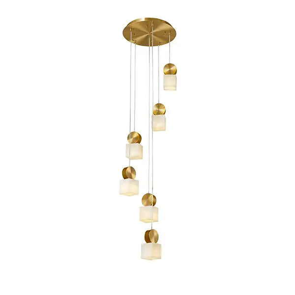Nordic Marble Square Pendant Light