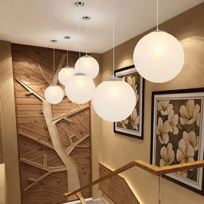 Modern  Glass Sphere Ceiling Light
