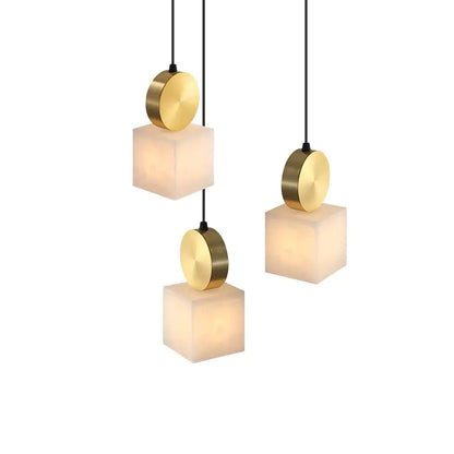 Nordic Marble Square Pendant Light