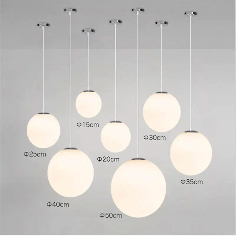 Modern  Glass Sphere Ceiling Light